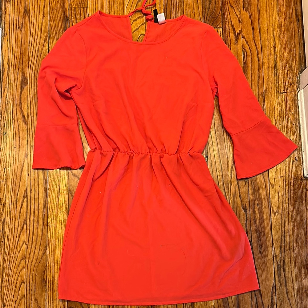 Divided Red Dress
